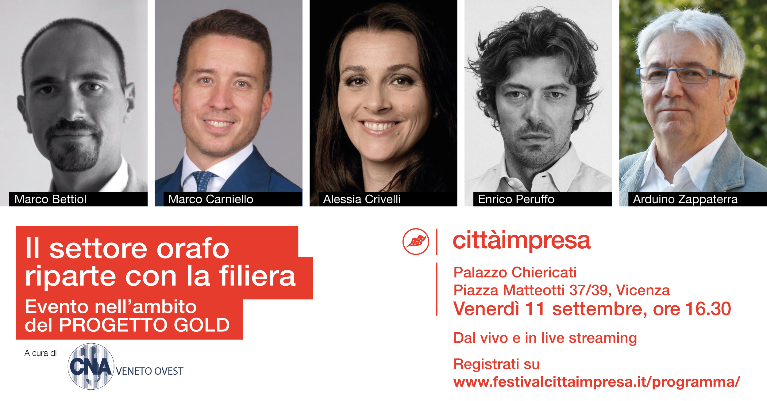 Gli orafi CNA al Festival Città Impresa